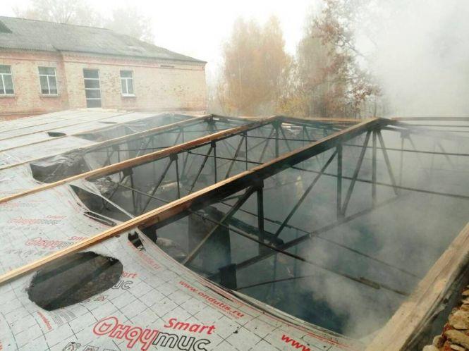У Мирополі горіла шкільна їдальня, фото №1 на сайті 20minut.ua