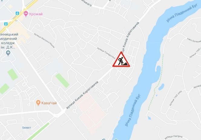 Вулицю Князів Коріатовичів перекриють. Коли та чому?, фото №1 на сайті 20minut.ua