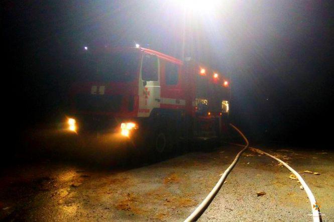 Масштабна пожежа у Борщеві: горіла зерносушарка з кукурудзою, гасили 18 пожежників, фото №1 на сайті 20minut.ua