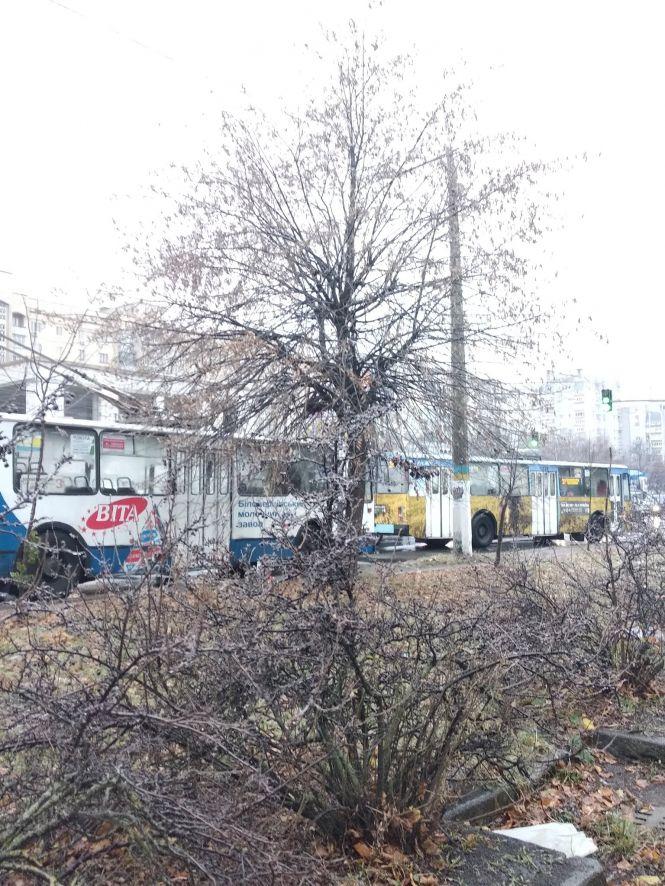 Примхи погоди призвели до транспортного колапсу у місті. ФОТО, фото №4 на сайті 20minut.ua