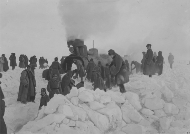 Як прибирали від снігу дороги Тернопільщини 90 років тому, фото №1 на сайті 20minut.ua