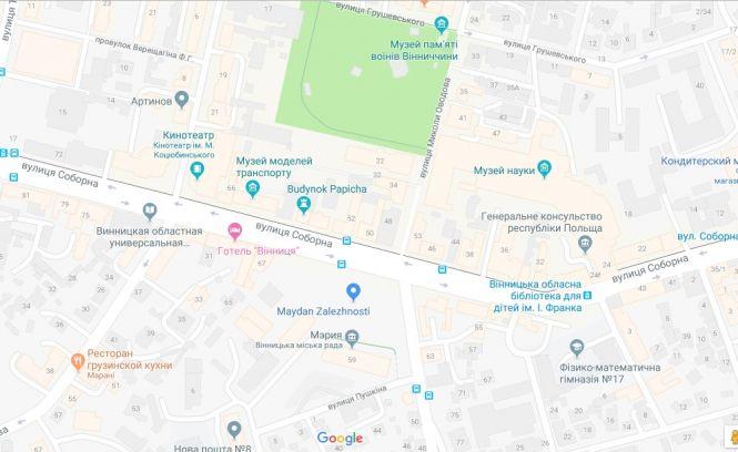 У Google Maps перейменували пам'ятники Вінниці на честь бразильського стриптизера, фото №4 на сайті 20minut.ua