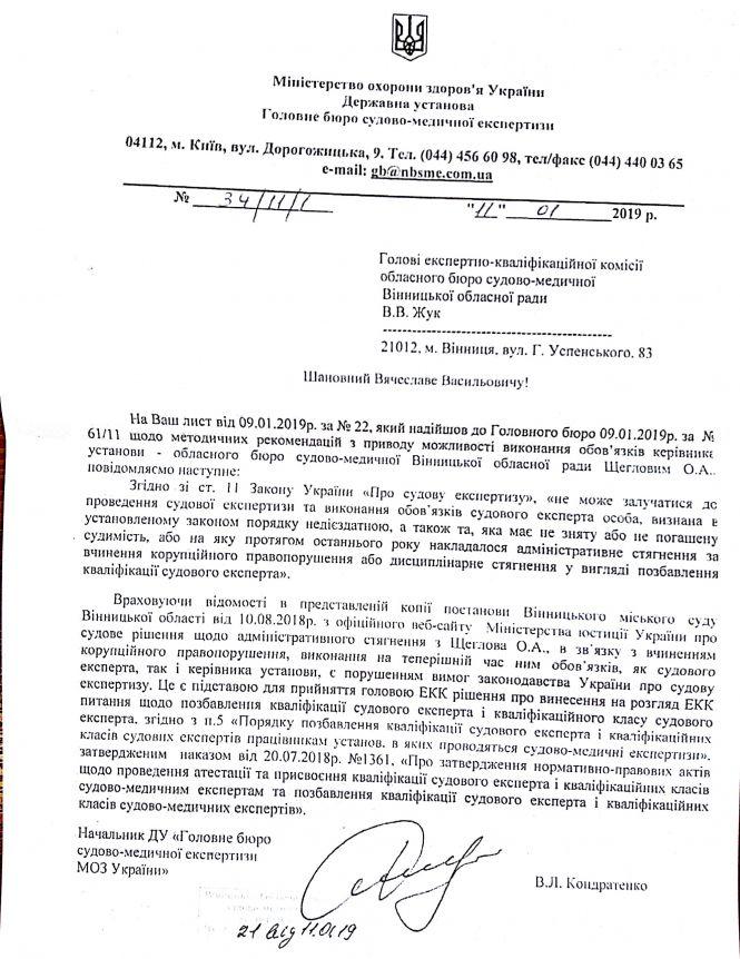 Новини Вінниці - фото з 11 епізодів з корупцією: як голова судмедекспертів Щеглов «ходить» під судом, але хоче повернутися на роботу 11 епізодів з корупцією: як голова судмедекспертів Щеглов «ходить» під судом, але хоче повернутися на роботу, фото №3 на сайті 20minut.ua
