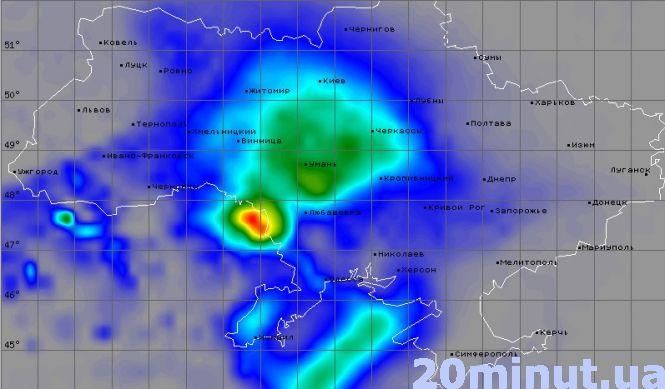 Україну полонила снігова буря з Балкан: КАРТА снігопадів, фото №2 на сайті 20minut.ua