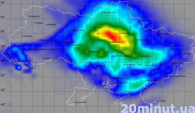 Україну полонила снігова буря з Балкан: КАРТА снігопадів, фото №3 на сайті 20minut.ua