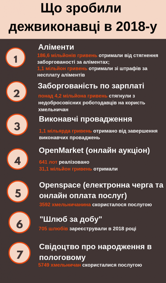 Хмельницькі держвиконавці “спустошили” кишені злісних аліментників та недобросовісних роботодавців, фото №1 на сайті vsim.ua