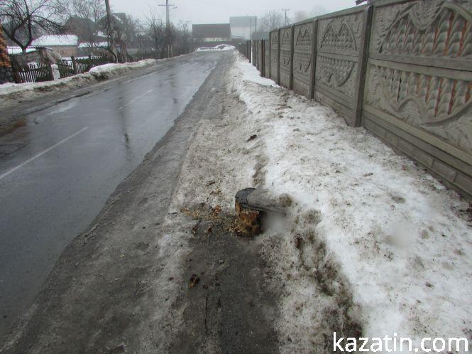 Дороги Козятина в незадовільному стані, другорядні вулиці після відлиги в льоду, фото №2 на сайті 20minut.ua