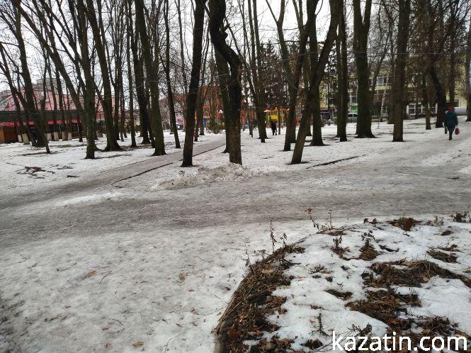 Візитна картка Козятина сьогодні — собаки, неприбраний сніг і непосипаний лід, фото №1 на сайті 20minut.ua