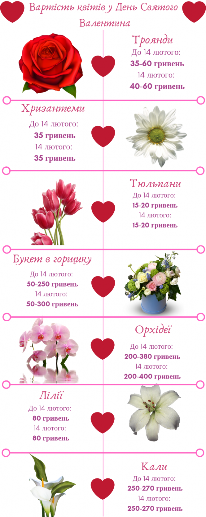 Новини Хмельницького - фото з Від природи з любов’ю. Скільки коштують квіти в День Святого Валентина у Хмельницькому Від природи з любов’ю. Скільки коштують квіти в День Святого Валентина у Хмельницькому, фото №1 на сайті vsim.ua