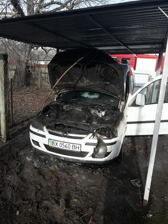 Новини Кам'янця-Подільського - фото з У Кам’янець-Подільському районі палав автомобіль марки Opel Combo У Кам’янець-Подільському районі палав автомобіль марки Opel Combo, фото №1 на сайті 20minut.ua