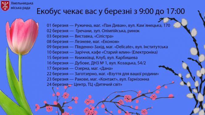 Новини Хмельницького - фото з Утилізуємо шкідливий непотріб. Де та коли хмельничан чекатиме екобус у березні Утилізуємо шкідливий непотріб. Де та коли хмельничан чекатиме екобус у березні, фото №1 на сайті vsim.ua