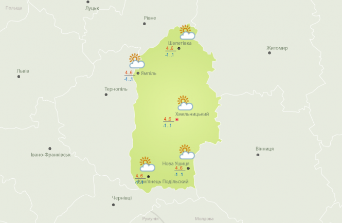 Дощ та вітер: прогноз погоди у Хмельницькому на тиждень, фото №2 на сайті vsim.ua