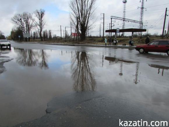 Сьогодні  в Козятині калюжі, фото №1 на сайті 20minut.ua