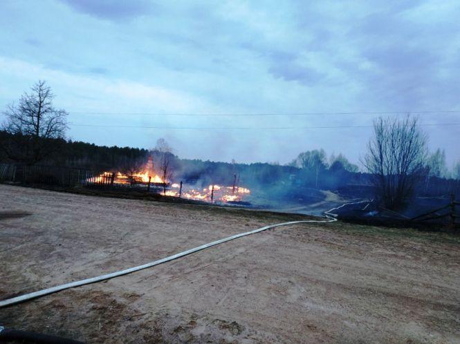 В Овруцькому районі від палаючого сухостою ледь не вигоріло напівпустуюче село, фото №1 на сайті 20minut.ua