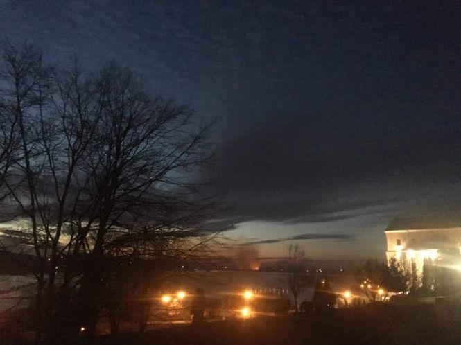 У напрямку Білої видно густий дим та вогонь, фото №2 на сайті 20minut.ua