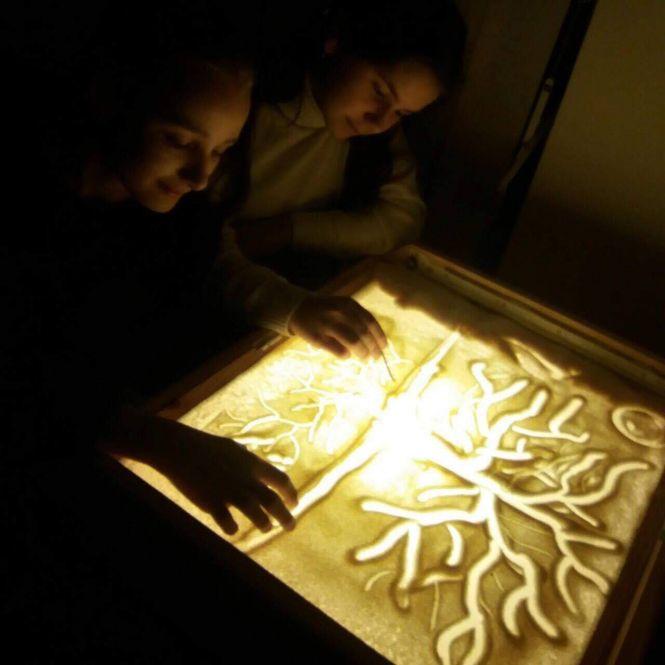 Тернопільські школярки малюють піском та вовною, фото №1 на сайті 20minut.ua