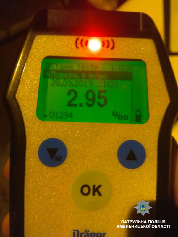 Надув на 3,04 проміле: за ніч патрульні оформили 7 п’яних водіїв, фото №1 на сайті vsim.ua