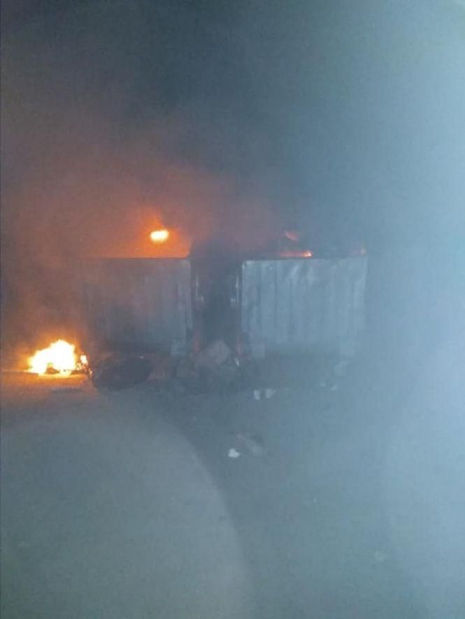 По вулиці Стуса підпалили контейнери для сміття, фото №3 на сайті 20minut.ua