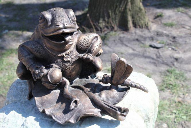 Новини Вінниці - фото з Фото дня. У центрі Вінниці поставили бронзову жабу Фото дня. У центрі Вінниці поставили бронзову жабу, фото №1 на сайті 20minut.ua