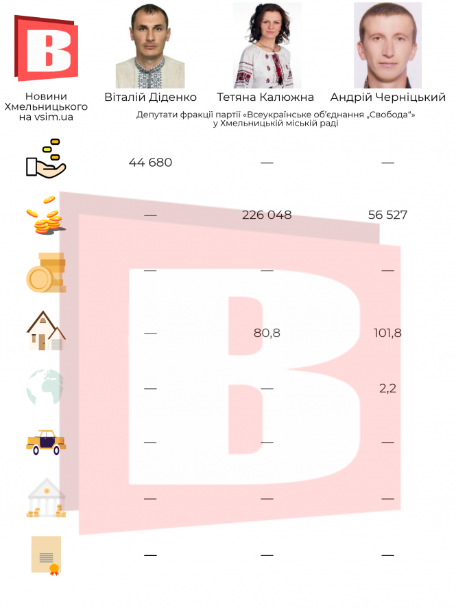 Що в декларації хмельницького депутата: чим багаті обранці від партії «Свобода» (ІНФОГРАФІКА), фото №2 на сайті vsim.ua