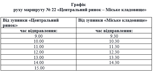 Як їздитиме комунальний автобус "22" під час Великодніх свят, фото №1 на сайті 20minut.ua