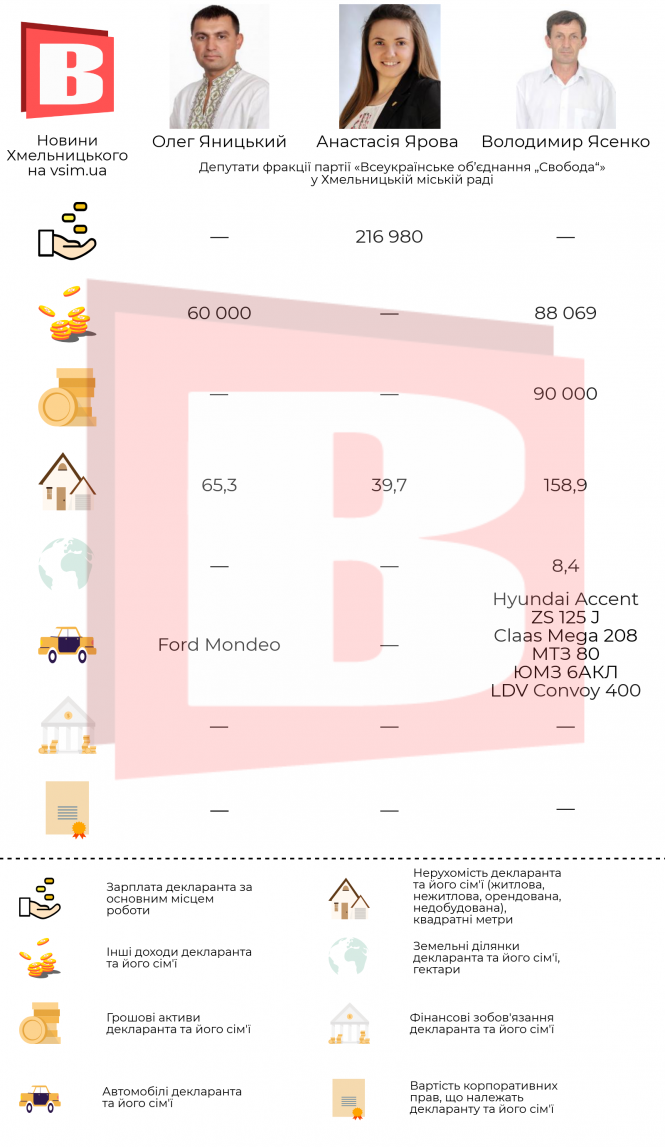 Що в декларації хмельницького депутата: чим багаті обранці від партії «Свобода» (ІНФОГРАФІКА), фото №3 на сайті vsim.ua