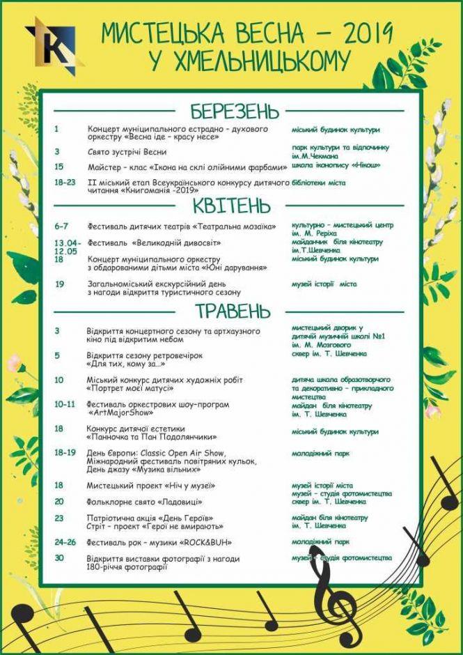 Новини Хмельницького - фото з Концерти, фестивалі та конкурс краси: що запланували у Хмельницькому на травень