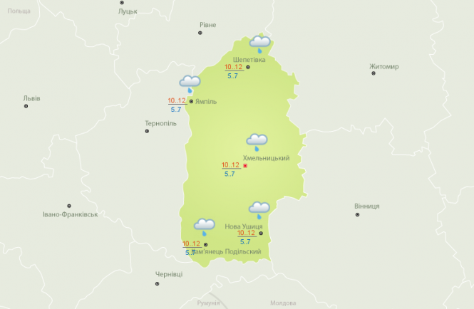 Новини Хмельницького - фото з Похолодання та дощ: прогноз погоди у Хмельницькому на тиждень Похолодання та дощ: прогноз погоди у Хмельницькому на тиждень, фото №2 на сайті vsim.ua