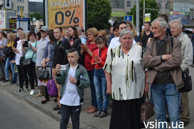 Центром Хмельницького пройшов Марш Героїв (ФОТО, ВІДЕО), фото №18 на сайті vsim.ua