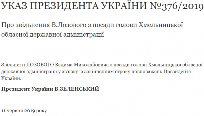 Зеленський звільнив 15 голів ОДА. Серед них є Лозовий, який іде в нардепи, фото №3 на сайті vsim.ua