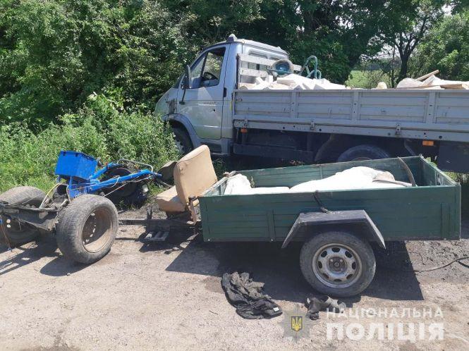 У Ямпільському районі не розминувся мотоблок та «ГАЗ». Є потерпілий, фото №2 на сайті 20minut.ua