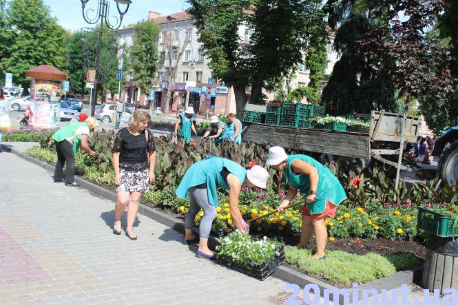 Новини Тернополя - фото з Фото дня: біля Катедрального собору на клумбах висаджують нові квіти Фото дня: біля Катедрального собору на клумбах висаджують нові квіти, фото №1 на сайті 20minut.ua