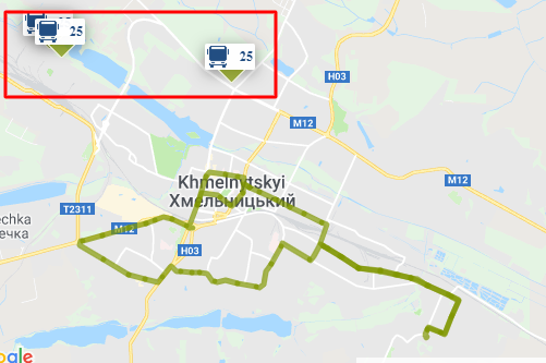Чому DozoR City неправильно показує рух транспорту у Хмельницькому, фото №1 на сайті vsim.ua