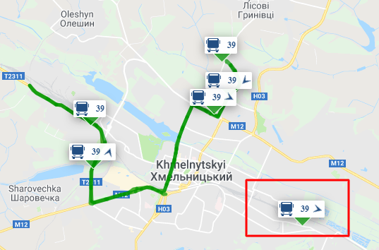 Новини Хмельницького - фото з Чому DozoR City неправильно показує рух транспорту у Хмельницькому Чому DozoR City неправильно показує рух транспорту у Хмельницькому, фото №3 на сайті vsim.ua