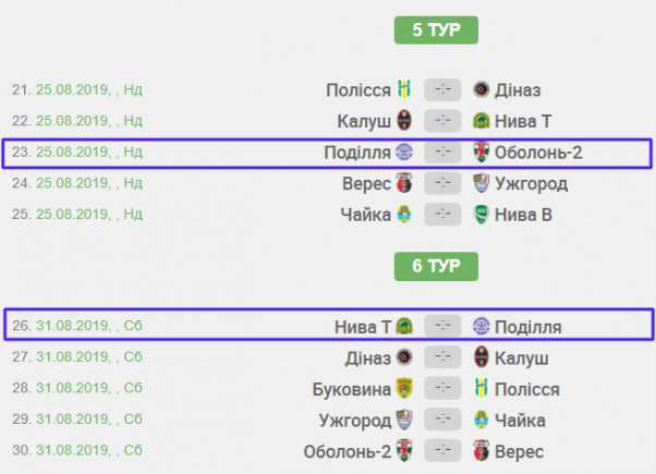 “Поділля” розпочне чемпіонат у Хмельницькому. З’явився календар, фото №3 на сайті vsim.ua