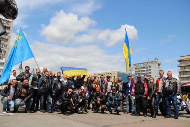 Учасники «Мотопробігу єдності - 2019» завітали у Житомир, фото №1 на сайті 20minut.ua