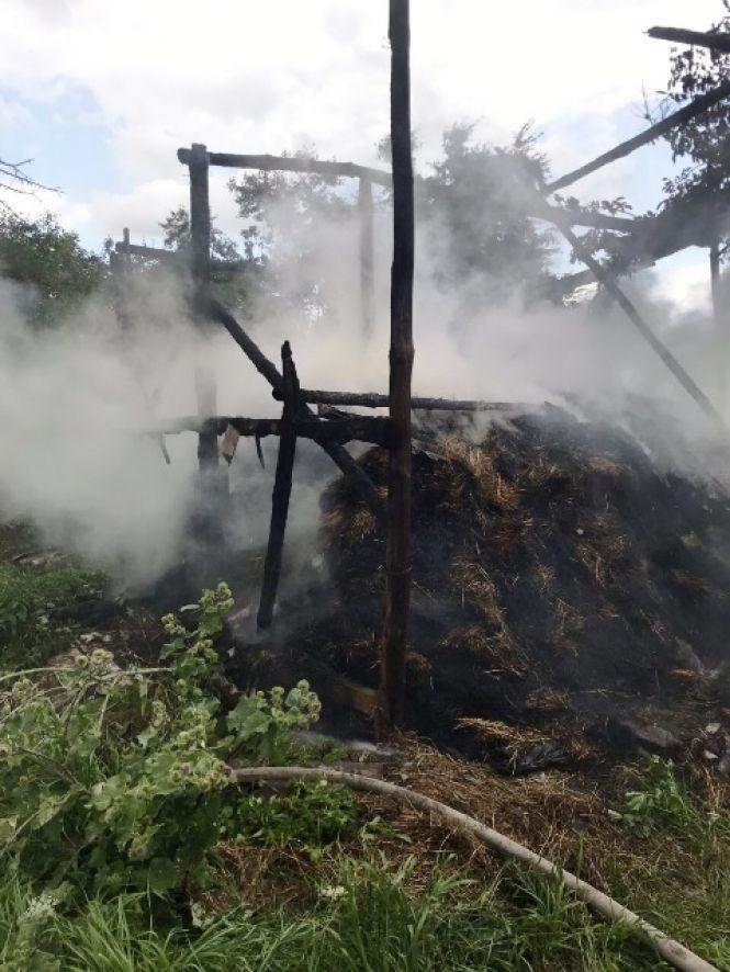 У Хорошівському районі хлопчик з сірниками спалив 10 тонн сіна, фото №2 на сайті 20minut.ua