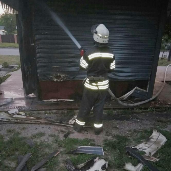 У Кам'янці загорівся Coffe bike, фото №1 на сайті 20minut.ua