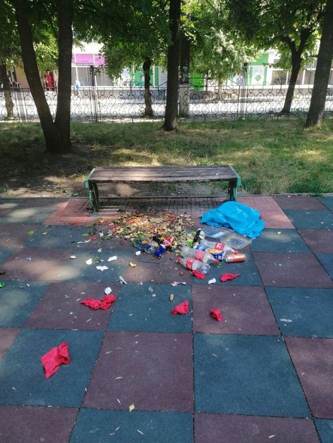 І знову парк перетворився на сміттєзвалище, фото №3 на сайті 20minut.ua
