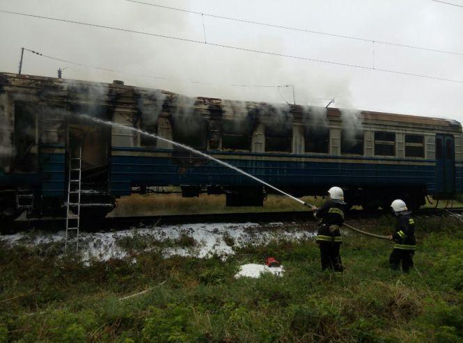 Під Жмеринкою горіла електричка. Перші подробиці, фото №6 на сайті 20minut.ua