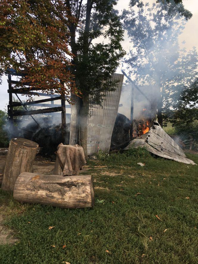 Новини Козятина - фото з У Блажіївці горів сіновал У Блажіївці горів сіновал, фото №1 на сайті 20minut.ua