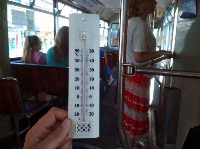 «Сауна на колесах»: скільки градусів всередині трамваю, тролейбуса та маршрутки, фото №1 на сайті 20minut.ua