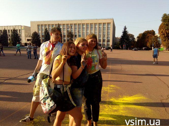 У центрі Хмельницького влаштували кольоровий пробіг свободи (ФОТО, ВІДЕО), фото №13 на сайті vsim.ua