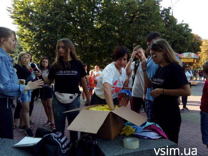 У центрі Хмельницького влаштували кольоровий пробіг свободи (ФОТО, ВІДЕО), фото №2 на сайті vsim.ua