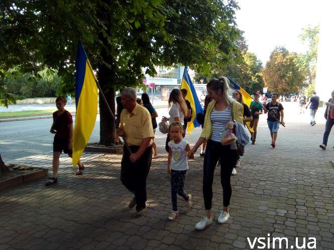 У центрі Хмельницького влаштували кольоровий пробіг свободи (ФОТО, ВІДЕО), фото №5 на сайті vsim.ua