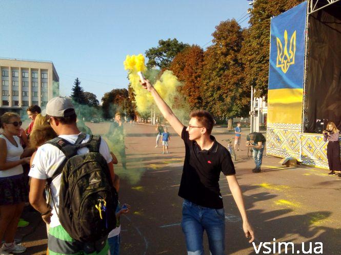 У центрі Хмельницького влаштували кольоровий пробіг свободи (ФОТО, ВІДЕО), фото №7 на сайті vsim.ua