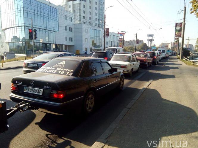 Транспортний колапс: у Хмельницькому стали всі тролейбуси, фото №5 на сайті vsim.ua