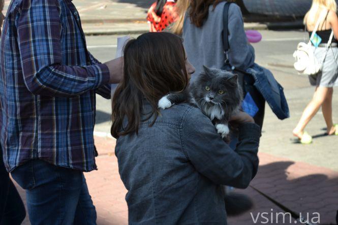 У Хмельницькому пройшов Марш за тварин (ФОТО, ВІДЕО), фото №20 на сайті vsim.ua