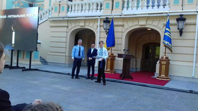 Коростенський школяр став “Героєм-рятувальником року”, фото №1 на сайті 20minut.ua