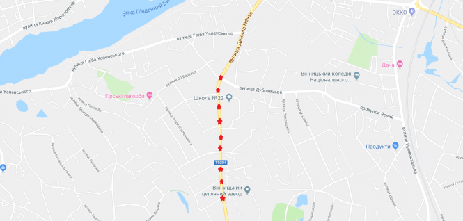 Новини Вінниці - фото з По вулиці Данила Нечая на два місяці обмежили рух транспорту По вулиці Данила Нечая на два місяці обмежили рух транспорту, фото №1 на сайті 20minut.ua